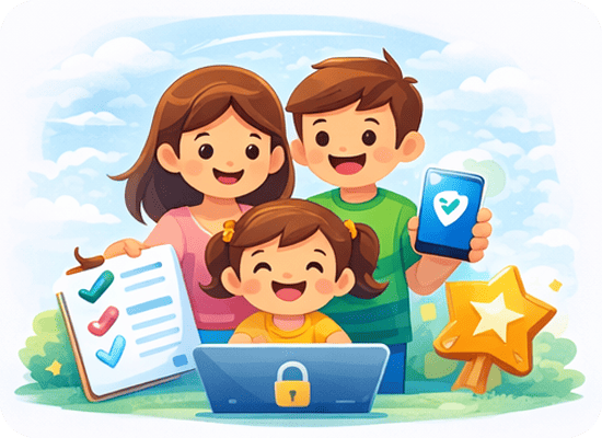 Parental control and safe internet for kids