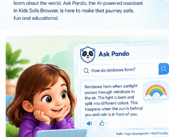 Safe kid-friendly AI answers with Ask Pando