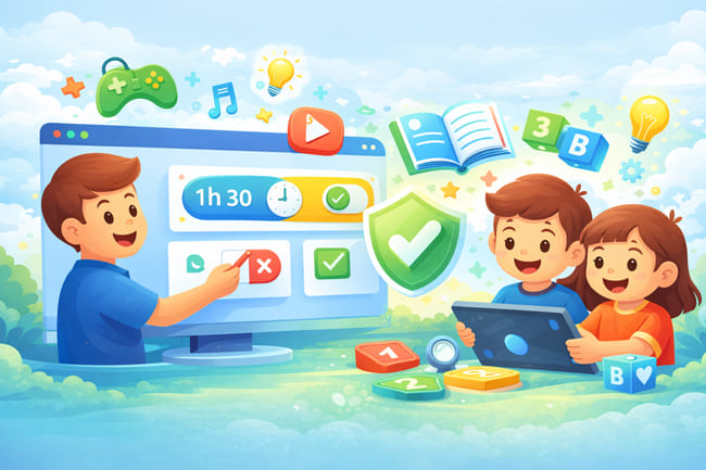 Parental control and safe internet for kids